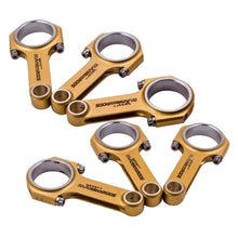 Load image into Gallery viewer, Connecting rods H-beam set of 6 for Porsche 911 2.4 / 2.7 air-cooled (1972-1977) | 127.75 mm, titanized, ARP 2000 bolts