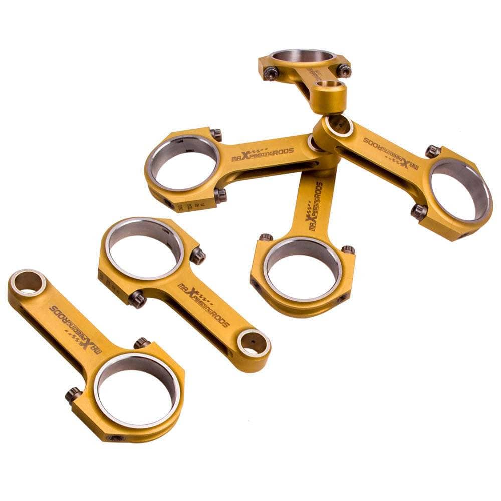 H-beam connecting rods 6 pcs with ARP 2000 bolts for Porsche 911 2.0 2.2 6-cylinder 1963-1971 130 mm