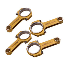 Load image into Gallery viewer, Forged connecting rods H-beam set of 4 for Porsche 356 1.1 (1948-1955), 912 | 136 mm, titanium, ARP 2000 bolts