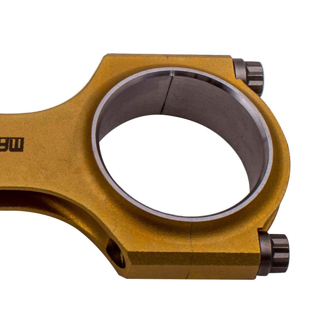 Forged connecting rods H-beam set of 5 for Volvo 2.3 T5 B5234T (850, C70, S60, S70, V70) | 139.5 mm, ARP 2000 bolts