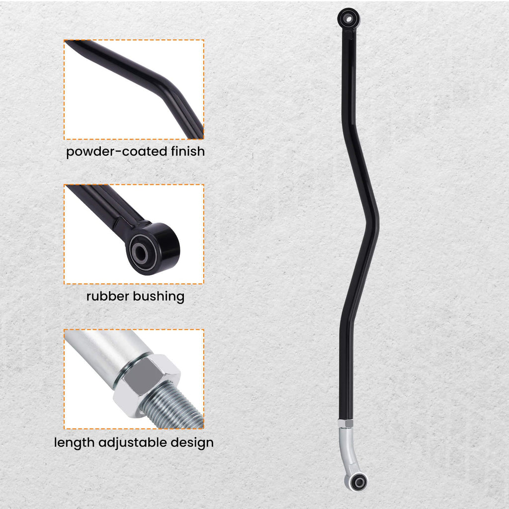 0-6 Inch Rear Adjustable Track Bar suitable for Jeep Wrangler JK 2007-18