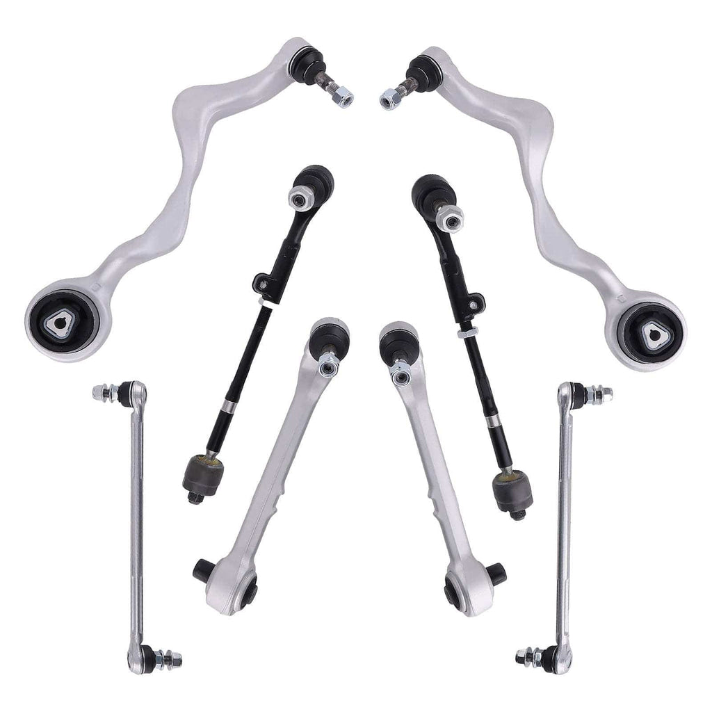 WISHBONE CONTROL ARM+COUPLING ROD+TIE ROD KIT front suitable for BMW 1 Series E81 E87 E88 E82