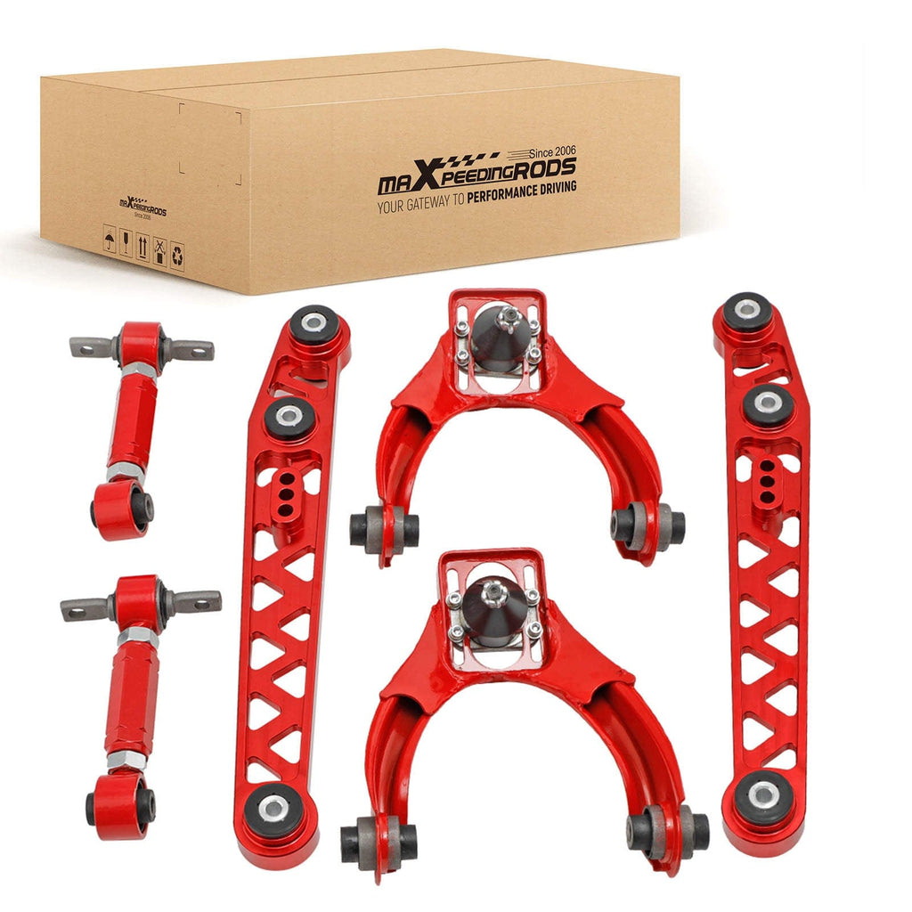 6-PACK FRONT AND REAR LOWER CONTROL ARM + CAMBER KIT suitable for HONDA CIVIC 1996-2000