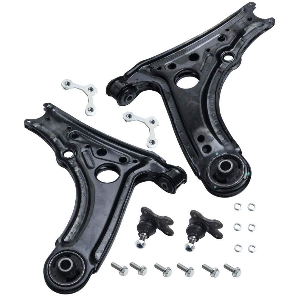 2x WISHBONE + 2x CONNECTING RODS FOR LEFT + RIGHT suitable for VW POLO 6N1 suitable for SEAT AROSA