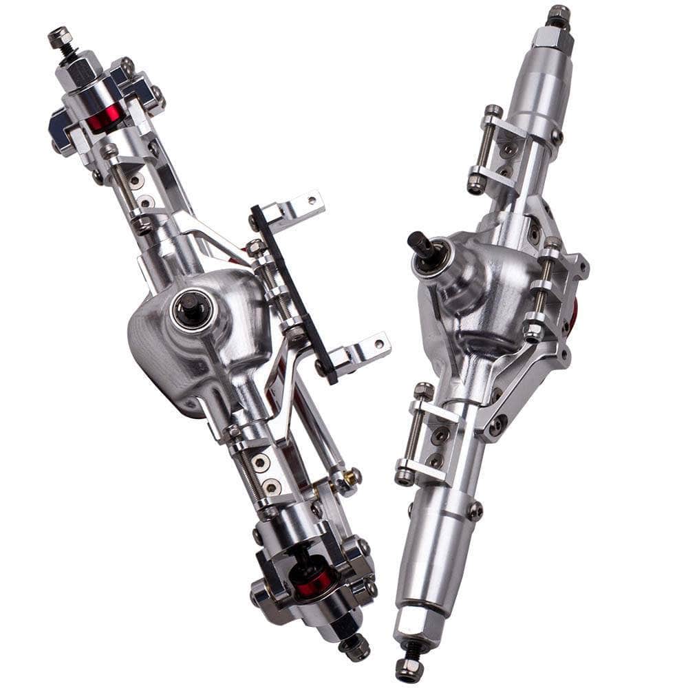Complete Alloy Front/Rear Axle Assembly Parts for Axial SCX10 RC4WD D90 1/10 RC
