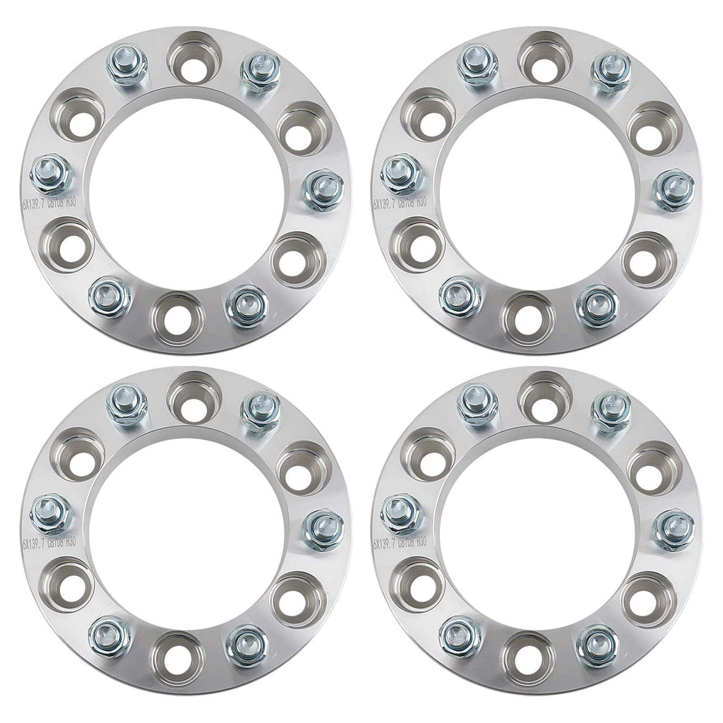 4pcs 6x139.7mm 30mm Wheel Spacer Adapters 6 Stud suitable for Toyota Land Cruiser/ HiLux