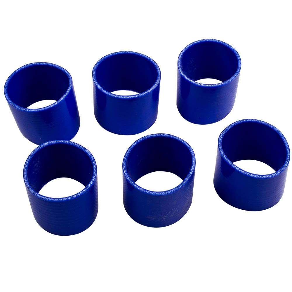 Universal Intercooler Piping Hose Tube 3" 76mm Turbo Pipe Hose Piping Kit