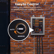 Load image into Gallery viewer, Automatic Emergency Power Transfer Switch for Generator 7-Pin 50A 230V up to 10kW