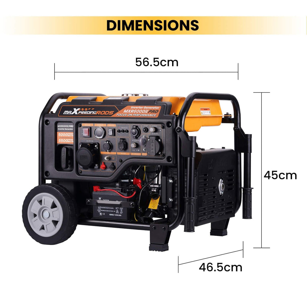 Ultra-Light Quiet Portable Inverter Generator Suitcase 4-Stroke Engine Camping 5.0KW
