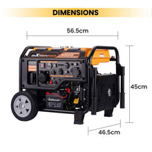 Load image into Gallery viewer, Ultra-Light Quiet Portable Inverter Generator Suitcase 4-Stroke Engine Camping 5.0KW