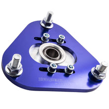 Load image into Gallery viewer, Set of 2 Coilover Camber Plates Top Mount Blue suitable for Toyota Celica 2000-2006