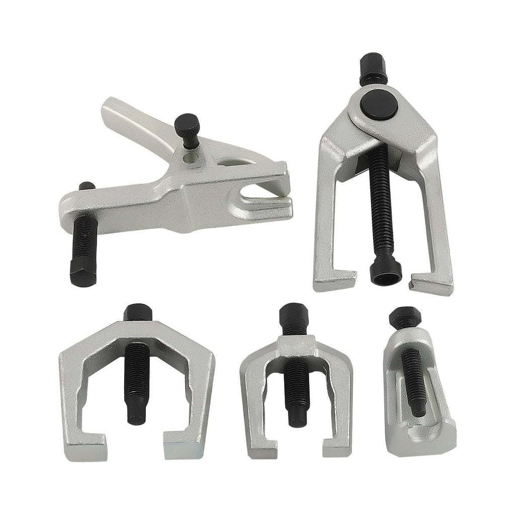 5 Pcs Front End Service Tool Kit Ball Joint Separator Pitman Arm Tie Rod Puller 1-1