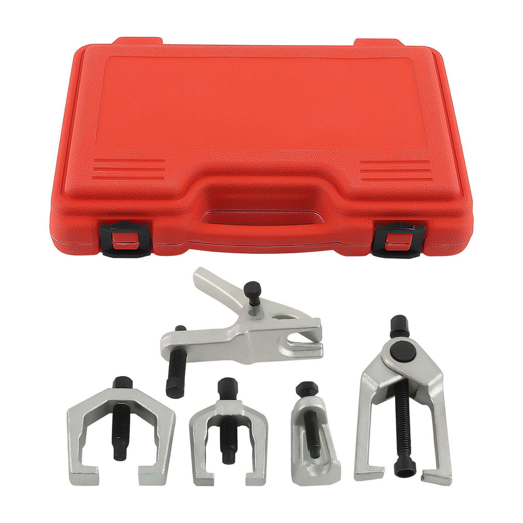 5 Pcs Front End Service Tool Kit Ball Joint Separator Pitman Arm Tie Rod Puller 1-1