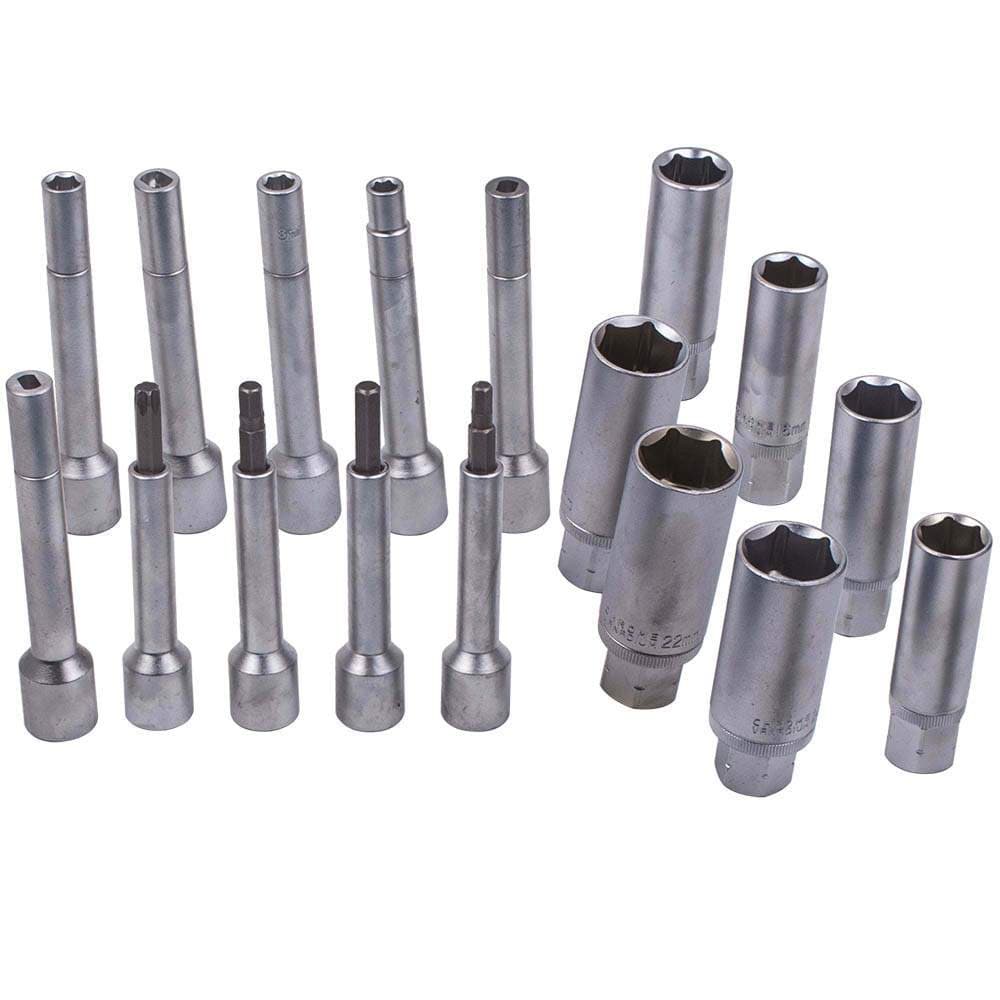 18-Piece Air Suspension Repair Tool Kit with Ratchet and Sockets