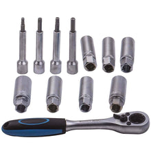 Load image into Gallery viewer, 18-Piece Air Suspension Repair Tool Kit with Ratchet and Sockets