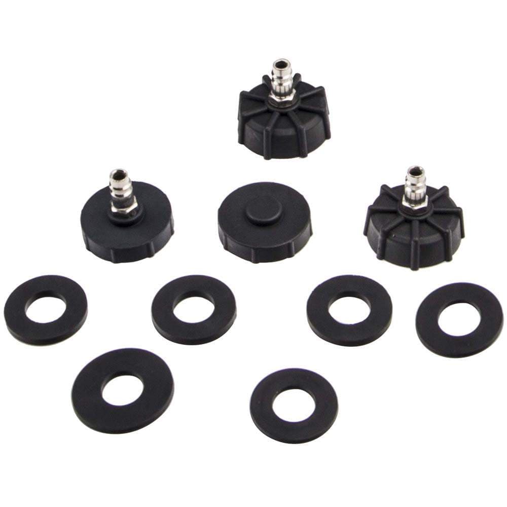 13-Piece Adapter Kit E20 Tool for Compressed Air Brake Bleeder Brake Bleeder