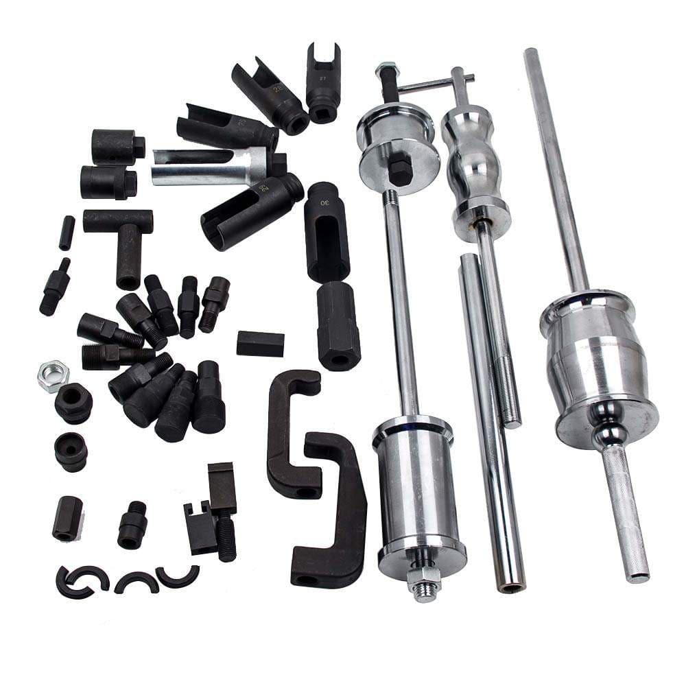 40 Pieces Diesel Injector Puller Extractor Tool Universal MASTER Kit Suitable for VW BMW FORD