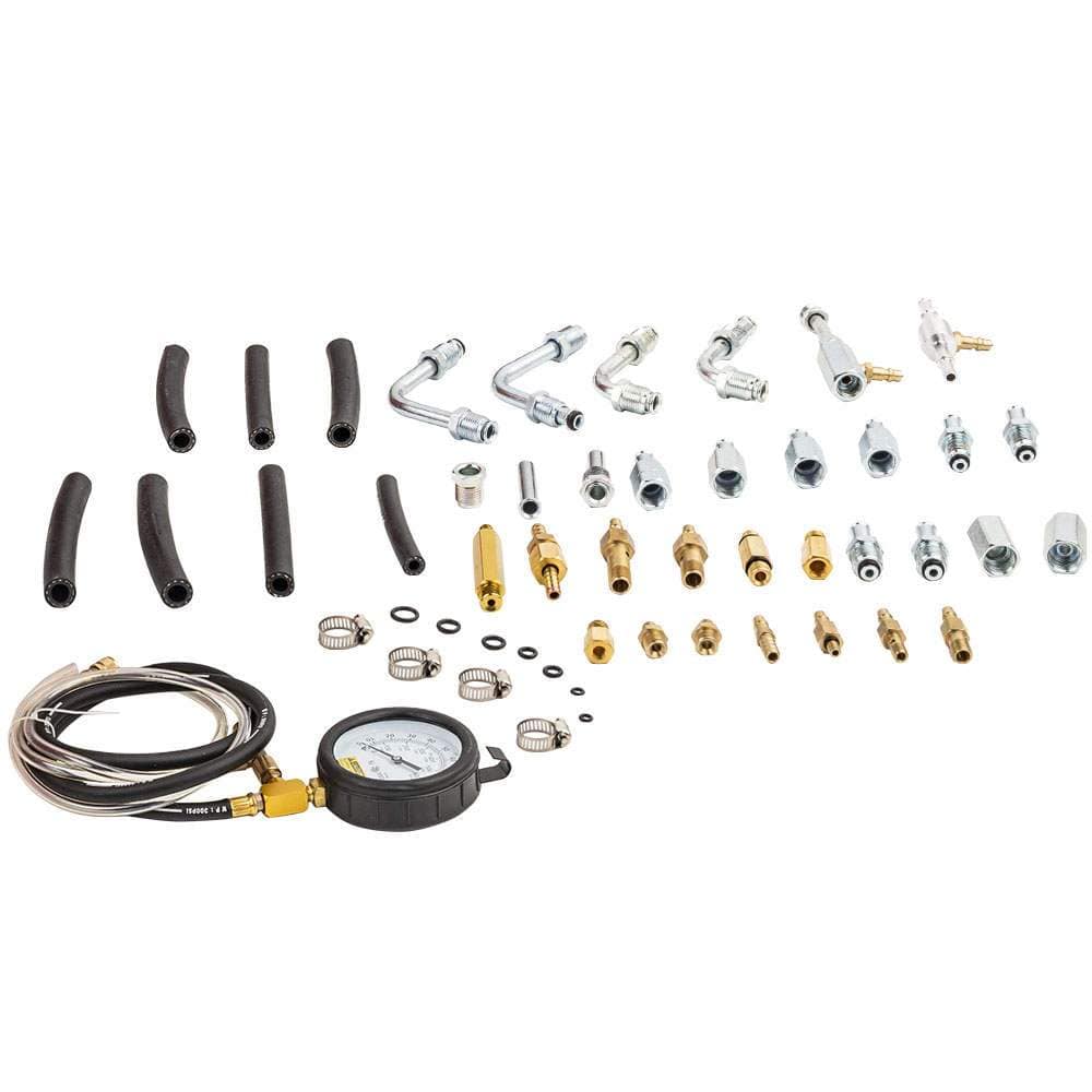 Gasoline Pressure Tester Gauge Tool Set 0-10 Bar