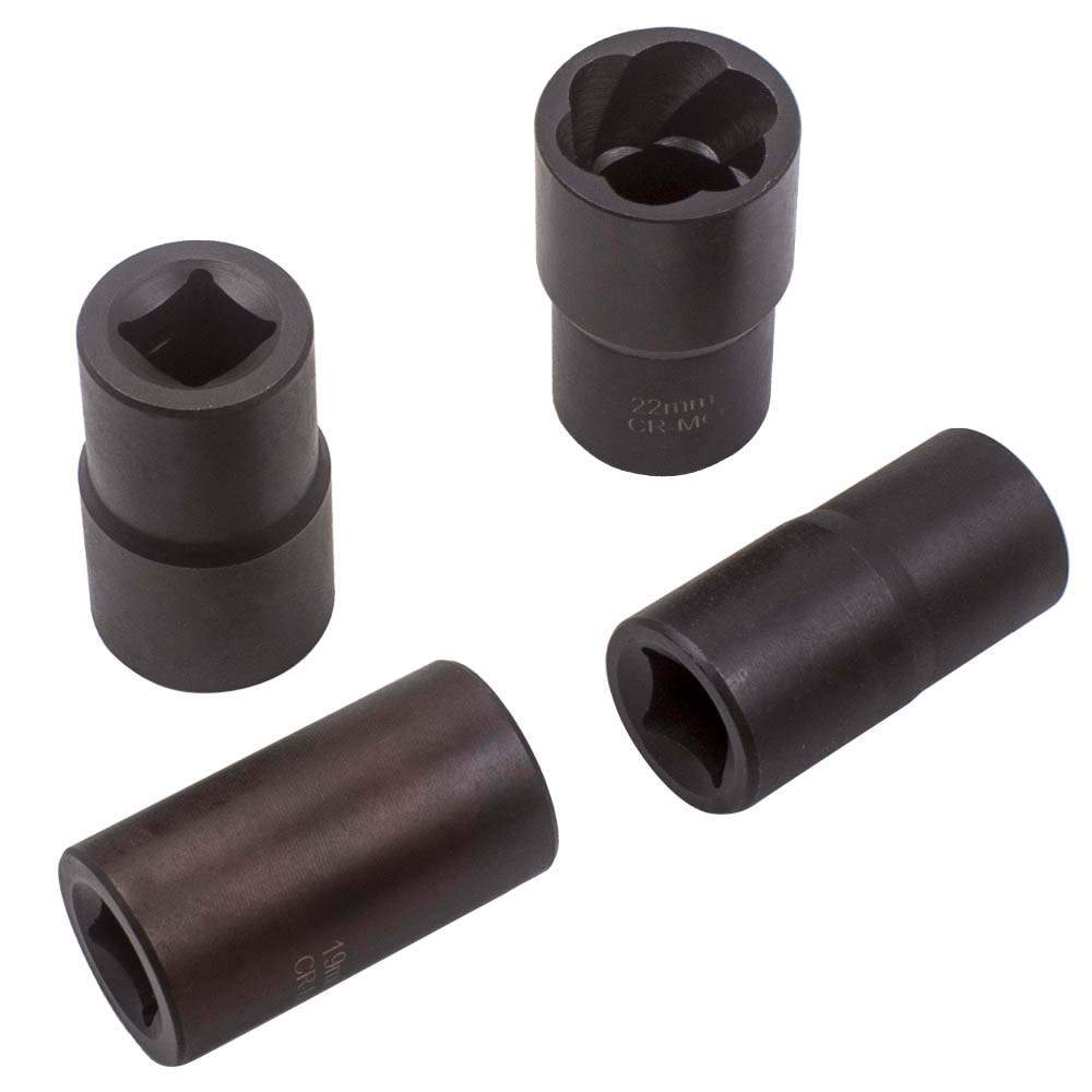 5XLocking Wheel Nut Removal Tool Worn Damaged Stud Bolts 1/2