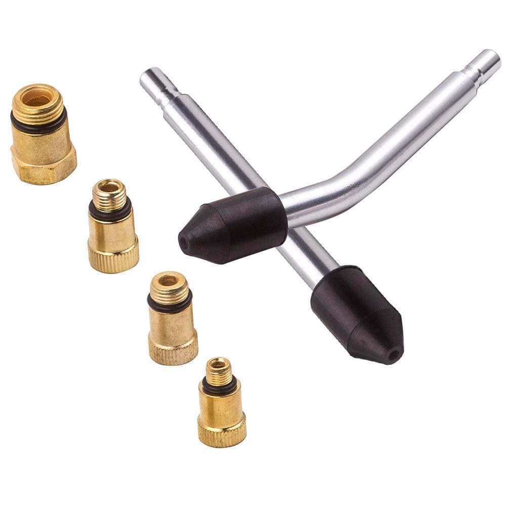 Spark Plug Petrol Cylinder Compression Pressure Tester Tubes Tool Kit