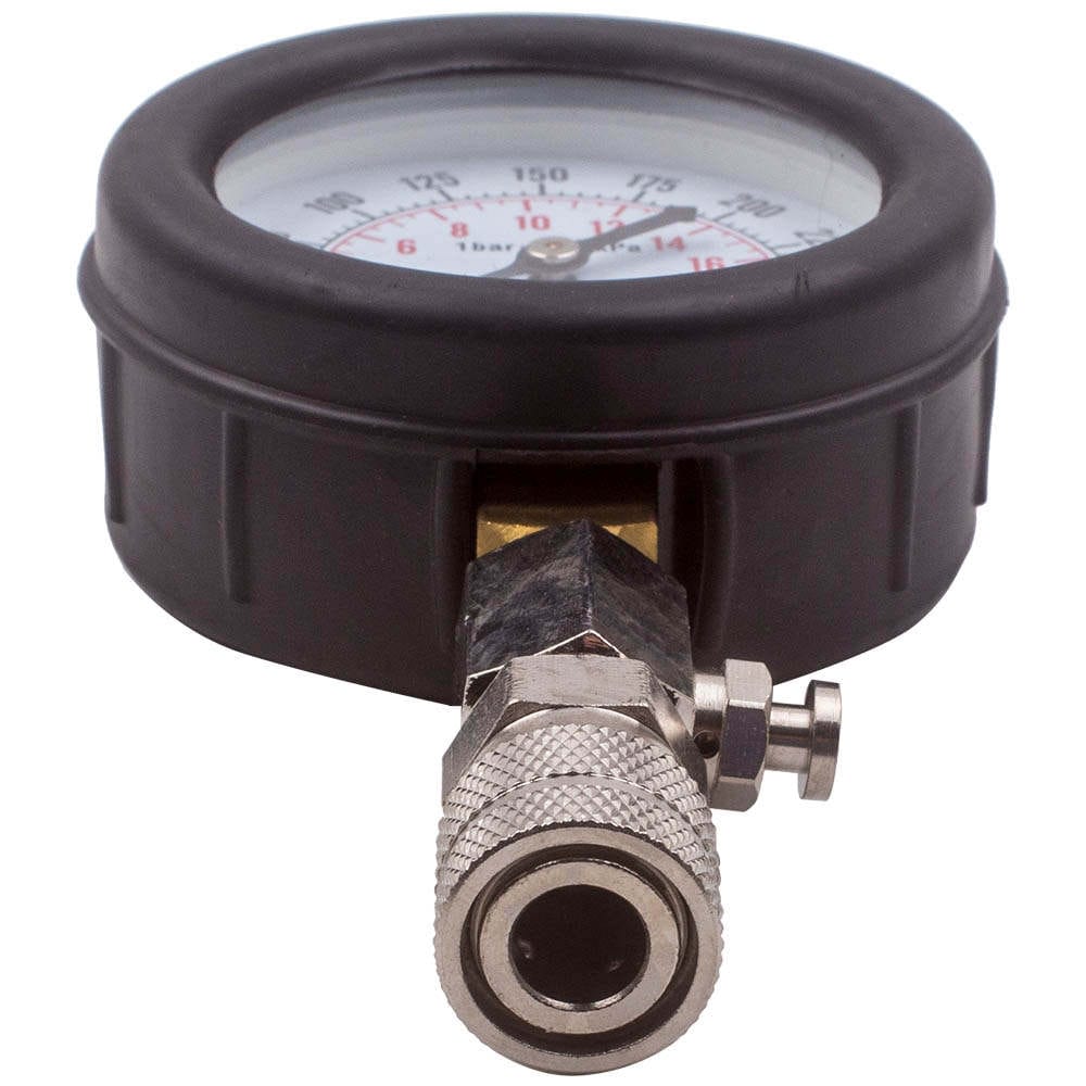 Compression pressure gauge compression tester tool for gasoline engines 0-20 bar