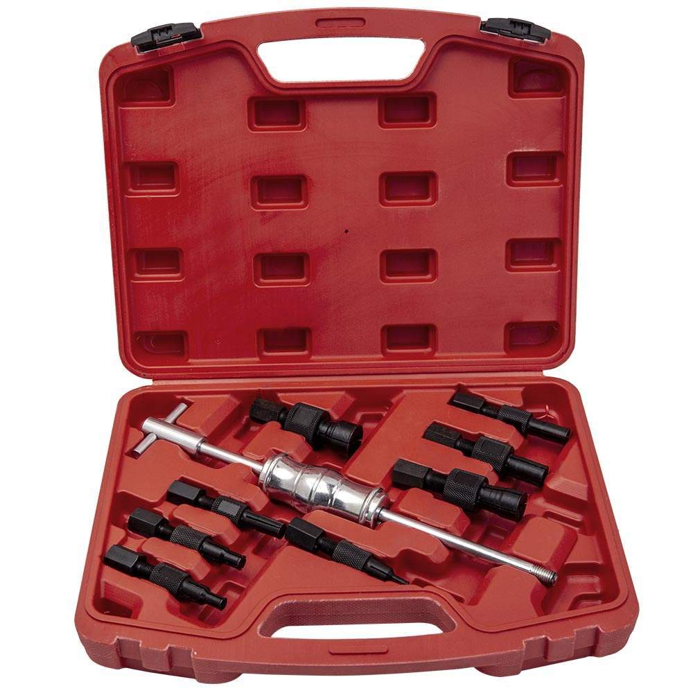 9 Pieces Inner Bearing Puller Set Disassembly Tool Slide Hammer Internal Kit 8-32mm Blind Hole