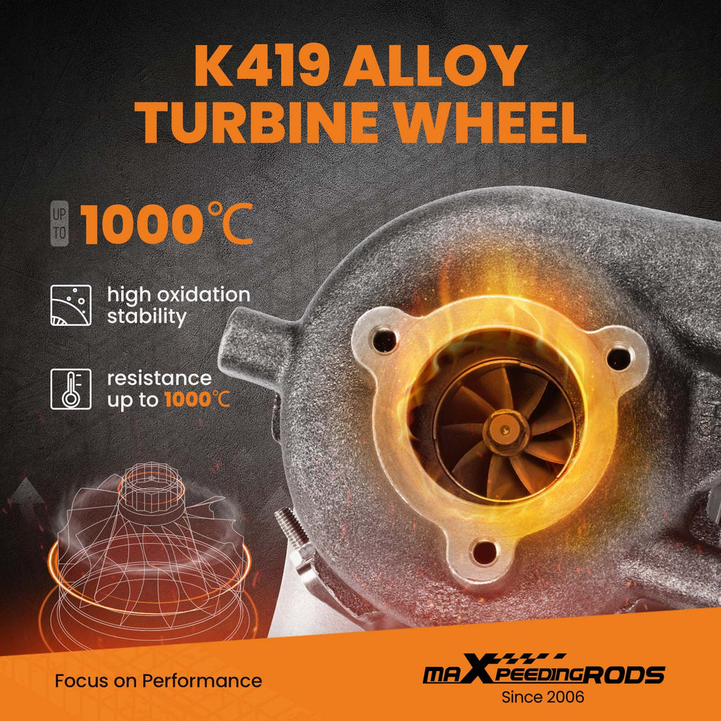 Billet Compressor Wheel Street Turbo suitable for Hyundai iLoad D4CB 125kw 170HP 2007-2016 53039880145
