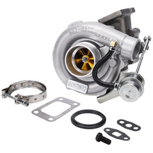 Load image into Gallery viewer, Billet T3 T04E Turbo Universal V-band Flange Exhaust Flange Turbo. 5 A/R