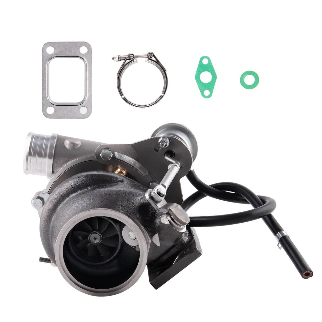 T25 Dual Ball Bearing Billet Turbo 0.70 AR 350B-660HP Universal for 1.4L-3.0L
