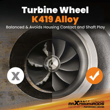 Load image into Gallery viewer, 770HP Ball Bearing V-Band Billet Universal Turbo A/R 0.72/ 0.61