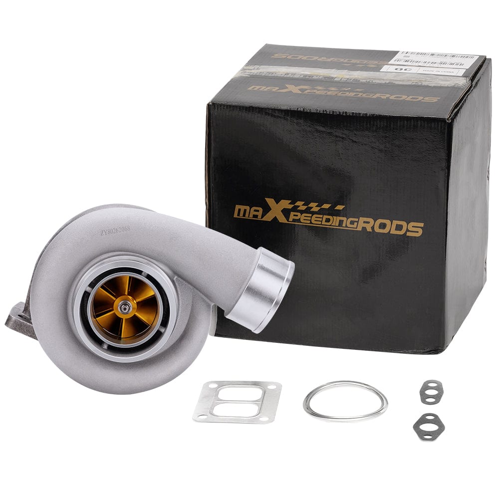Billet-Kompressorrad Street Performance GT45 V-Band turbo T4 Twin-Scroll A/R .66