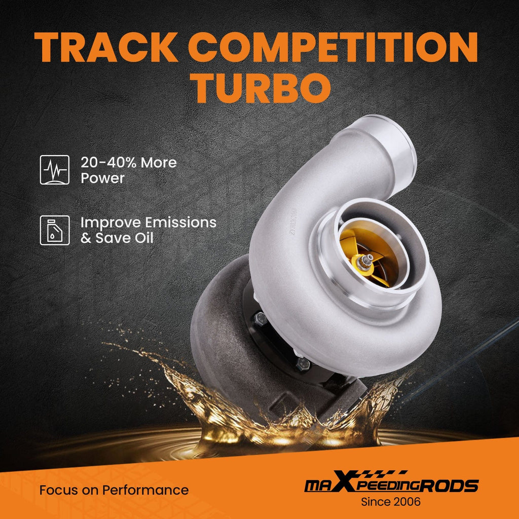 Billet-Kompressorrad Street Performance GT45 V-Band turbo T4 Twin-Scroll A/R .66