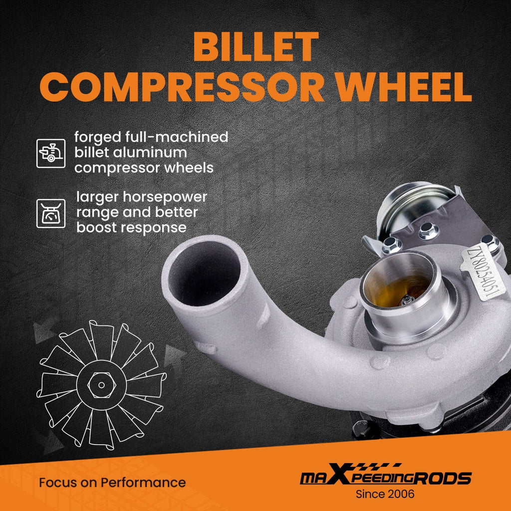 Street Turbo suitable for RENAULT LAGUNA 2 ESTATE 1.9 DCI 120 hp 8200322125 708639-0006 billet compressor wheel