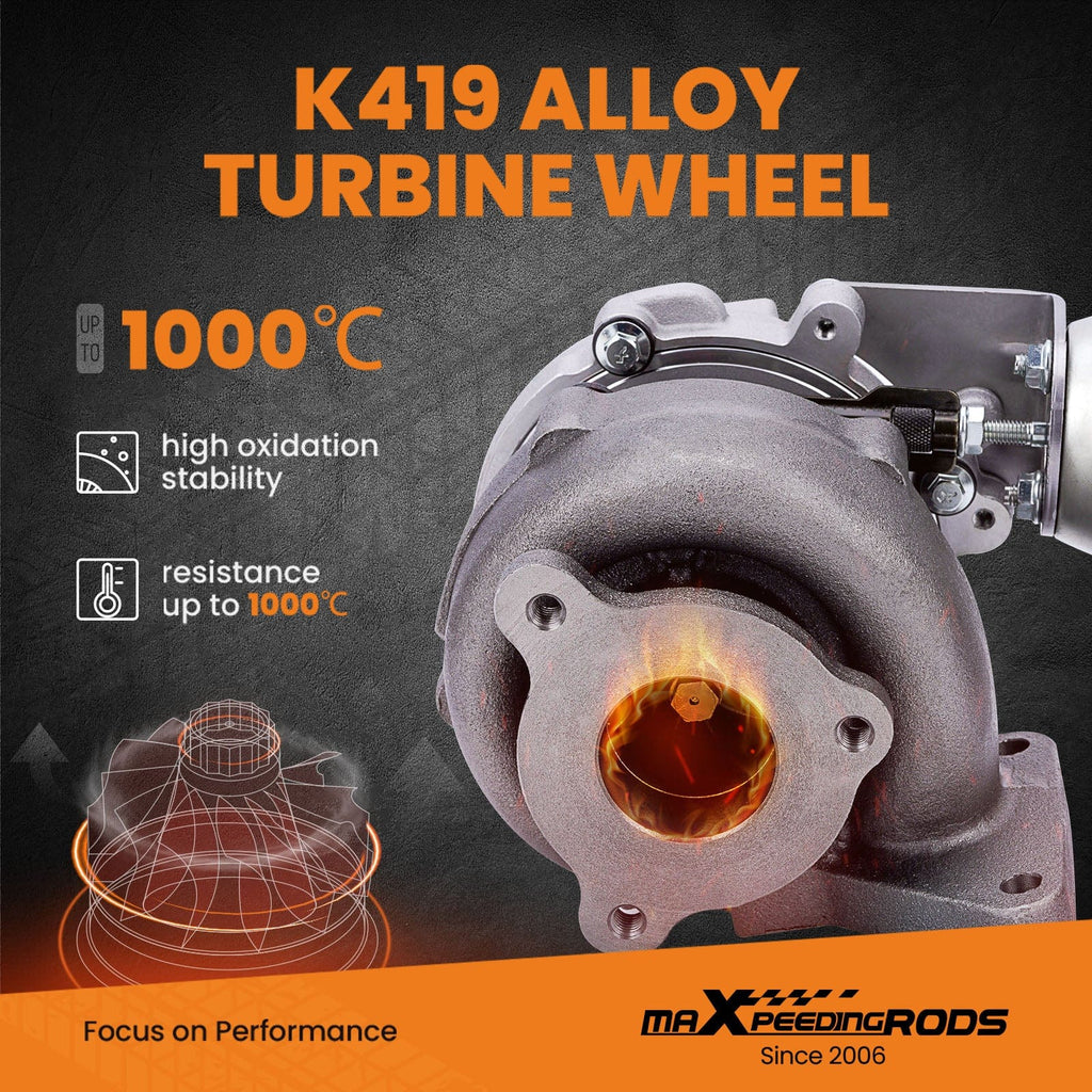 Street Turbo suitable for RENAULT LAGUNA 2 ESTATE 1.9 DCI 120 hp 8200322125 708639-0006 billet compressor wheel
