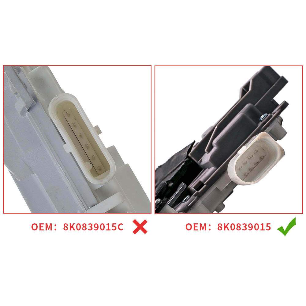 8K0839015 Door Lock Actuator suitable for Audi A4 B8 8K Q7 4L suitable for VW Touareg rear left