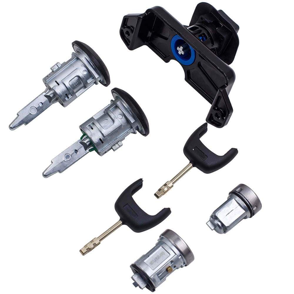 Complete Lock Set Door Lock Hood Lock Ignition and 2 keys suitable for Ford Transit MK7 2006-11