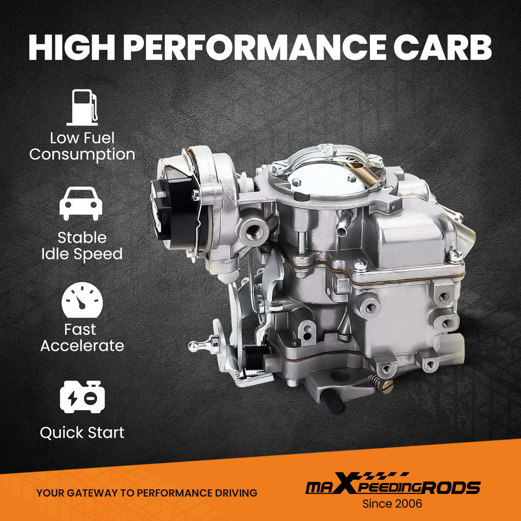 Carburetor suitable for Ford F150 250 350 engines 4.9L 300cu 4.1L 1BBL E-Choke 1965-85 MAT