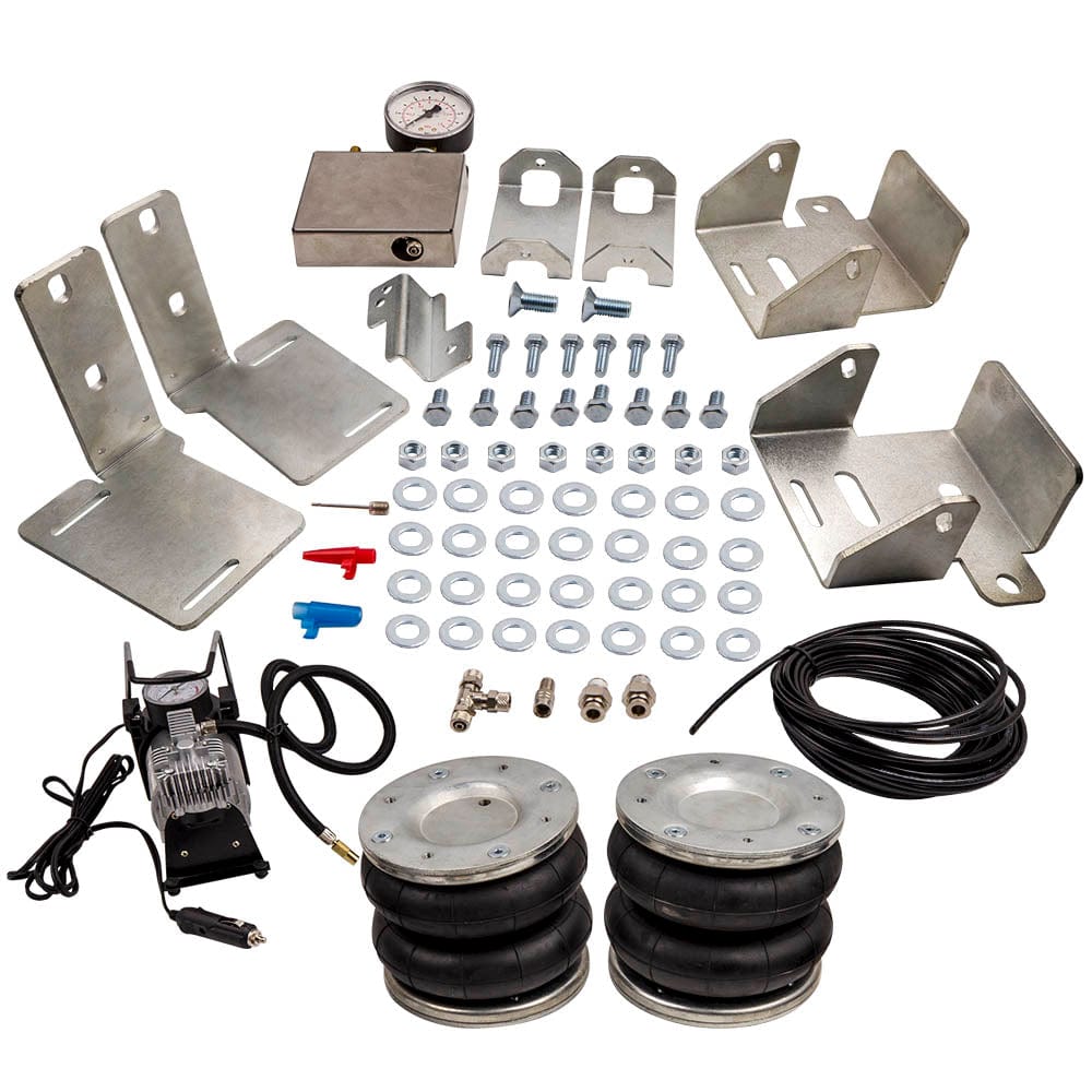 2x Luftfederbalg + 12V compressor Kit Kit geschikt voor Ford Transit 2001- 4000 KG