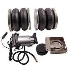 Load image into Gallery viewer, 2x Luftfederbalg + 12V compressor Kit Kit geschikt voor Ford Transit 2001- 4000 KG
