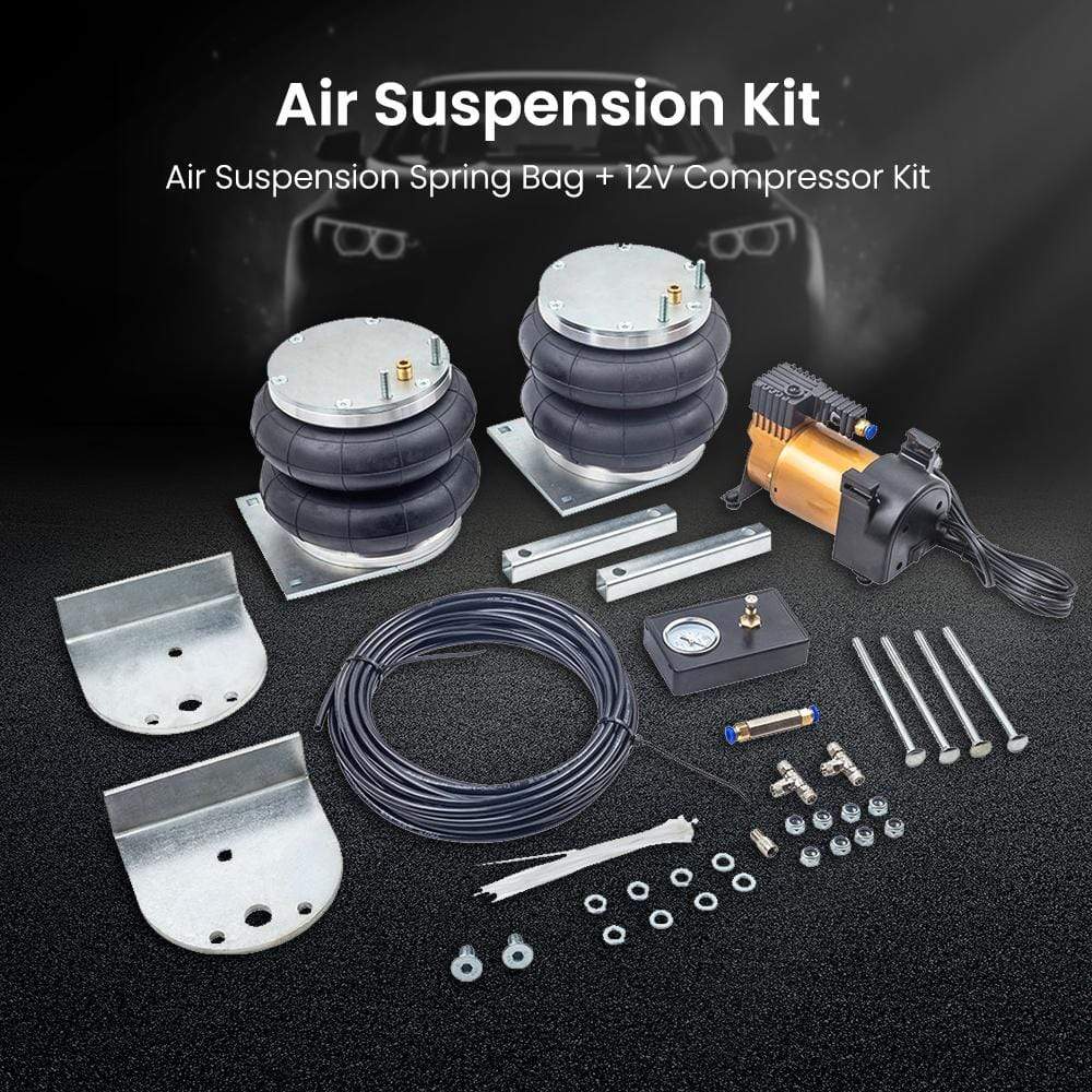2x Air Suspension Kit + 12V Compressor suitable for Opel Movano 2010-2024