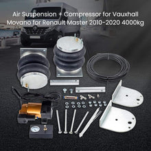 Load image into Gallery viewer, 2x Air Suspension Kit + 12V Compressor suitable for Opel Movano 2010-2024