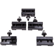 Load image into Gallery viewer, 5pcs Quick Change Turning &amp; Facing Lathe Tool Post Holder 250-201 New