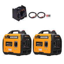 Load image into Gallery viewer, 2x 3300W Inverter Stromerzeuger Benzin Notstromaggregat mit Parallelschaltbox