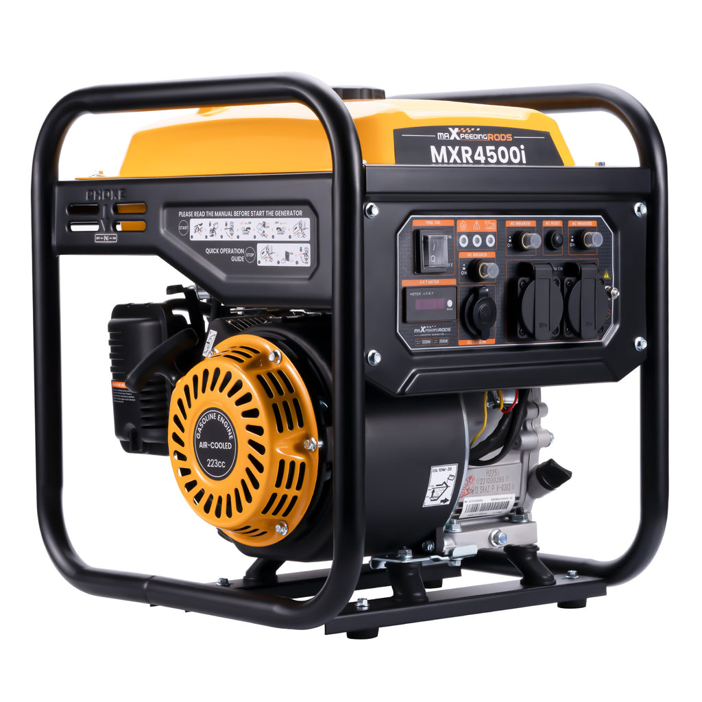 ma Xpeedingrods 3500W Portable Inverter Generator 4-Stroke Pure Sine Wave Petrol Generator for Camping, RV Travel, Home, or Jobsites