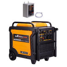 Load image into Gallery viewer, Notstromaggregat Stromerzeuger Inverter Benzin 8kVA E-Start w/ ATS Automatischer