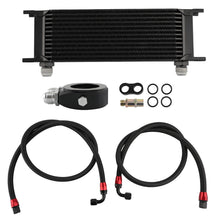 Load image into Gallery viewer, 13 Fila Radiador De Aceite De Motor Universal + Kit manguera adaptador de filtro