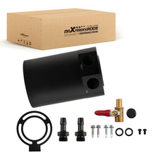 Load image into Gallery viewer, Aluminum Universal Baffled 2 Port Oil Catch Can Tank Air Oil Sepa...