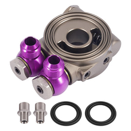 Thermostatic Oil Filter Adapter AN10 M20 3/4-16 UNF met Sensor Port 1/8