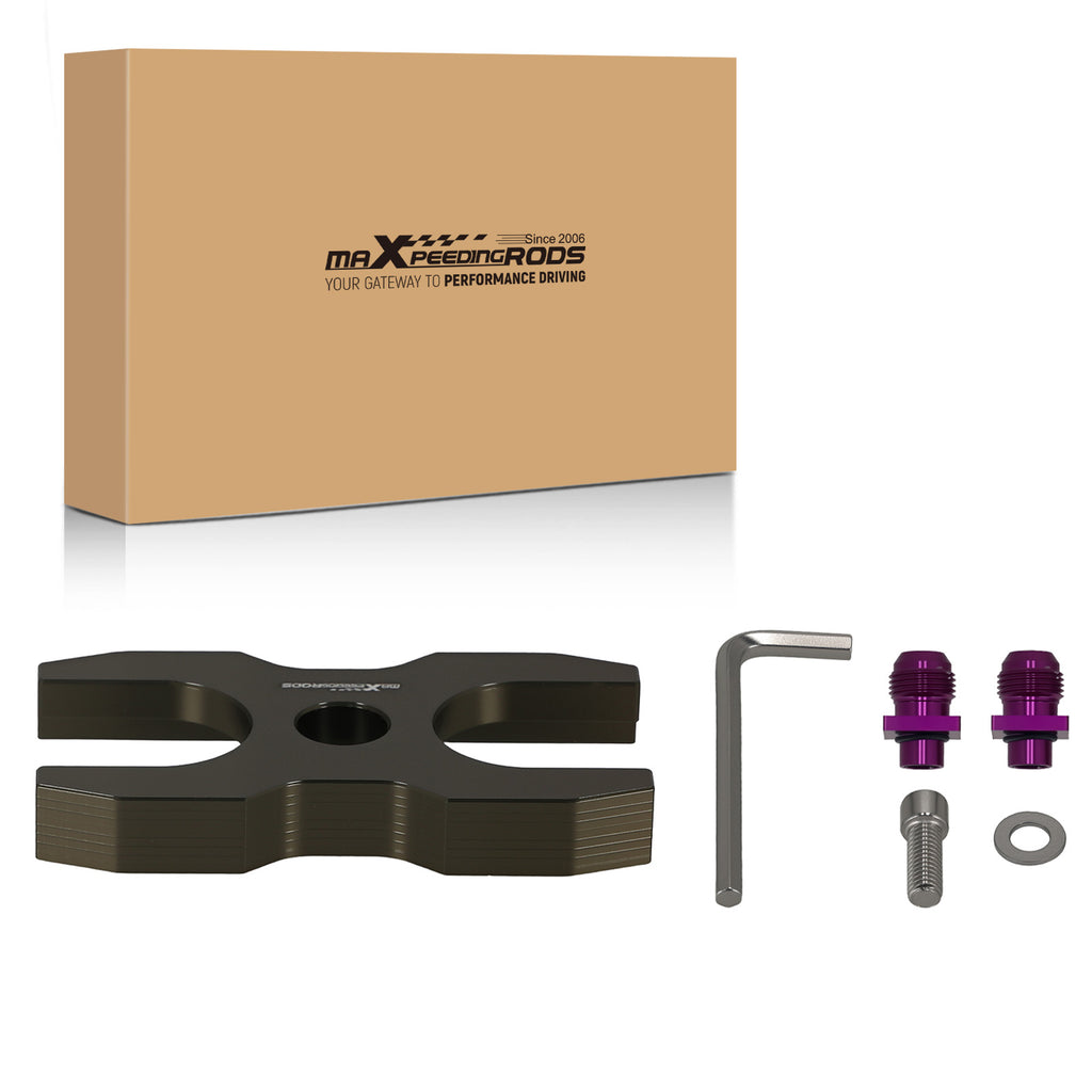 Aluminum Alloy Oil Filter Adapter geschikt voor BMW 135i 335i e90 e92 e93 AN10 Purple