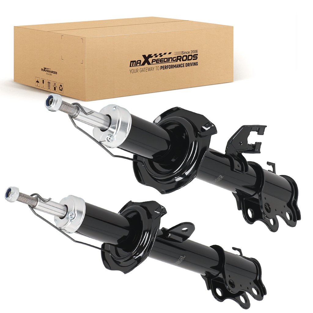 2x Shocks Shock Absorbers geschikt voor Nissan Micra 2010-2015 K13K Front shock struts